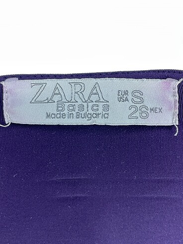 s Beden mor Renk Zara Bluz %70 İndirimli.