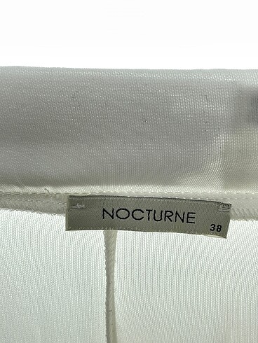 38 Beden beyaz Renk Nocturne Kumaş Pantolon %70 İndirimli.