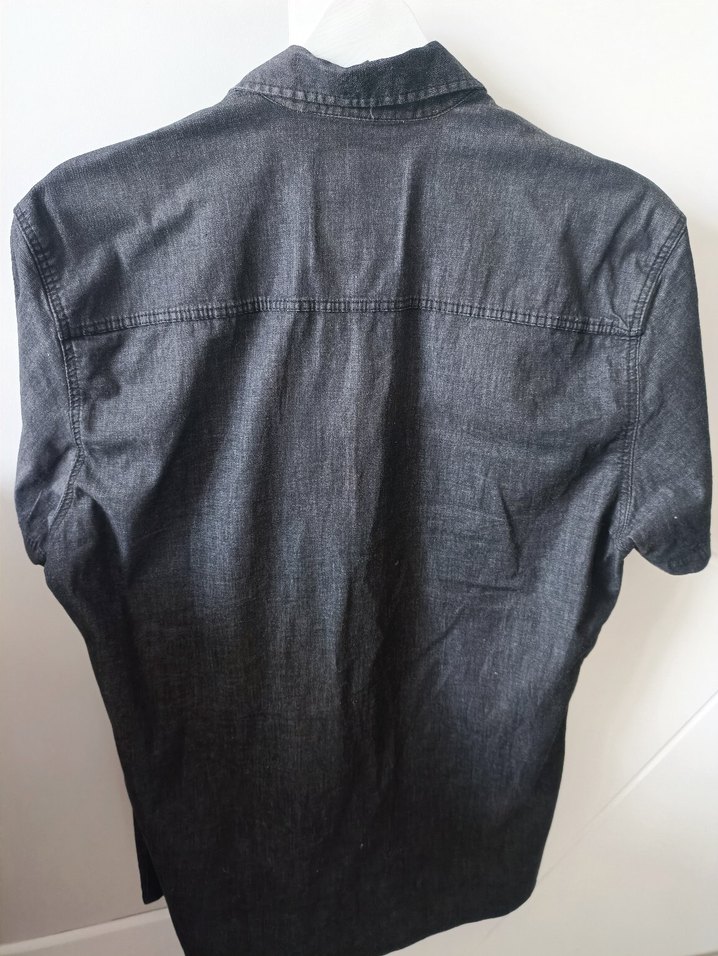 LC Waikiki Gri Kısa Kollu Erkek Gömlek - Görsel 3