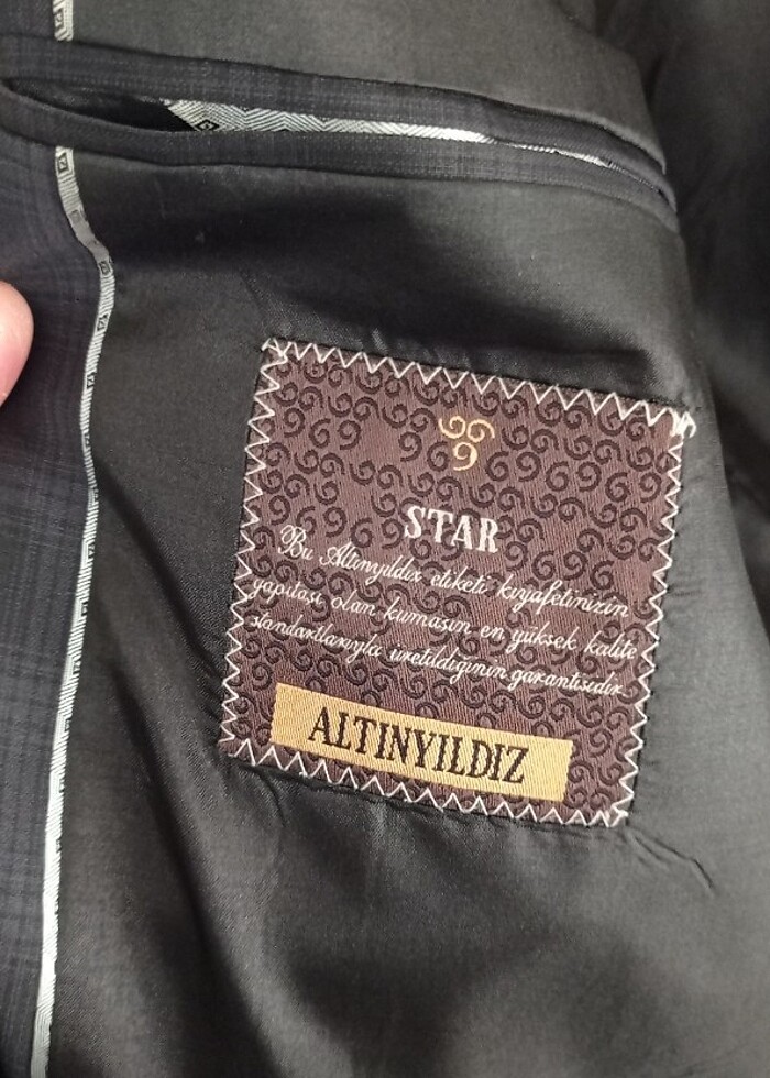 Altınyıldız Kareli ceket - Görsel 4