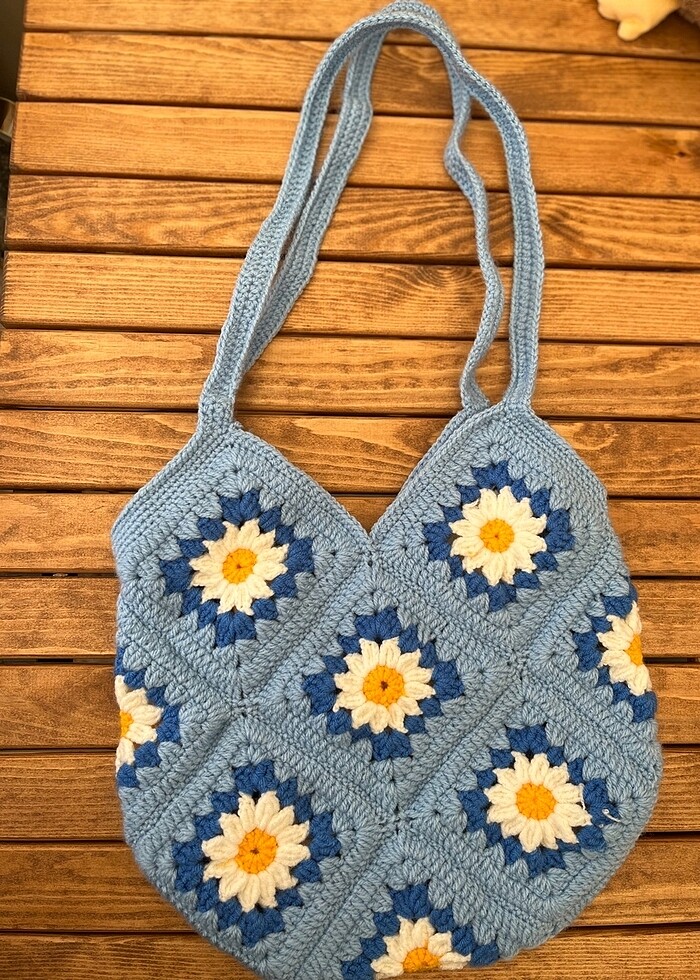 Örgü #motif çanta
 - Görsel 3