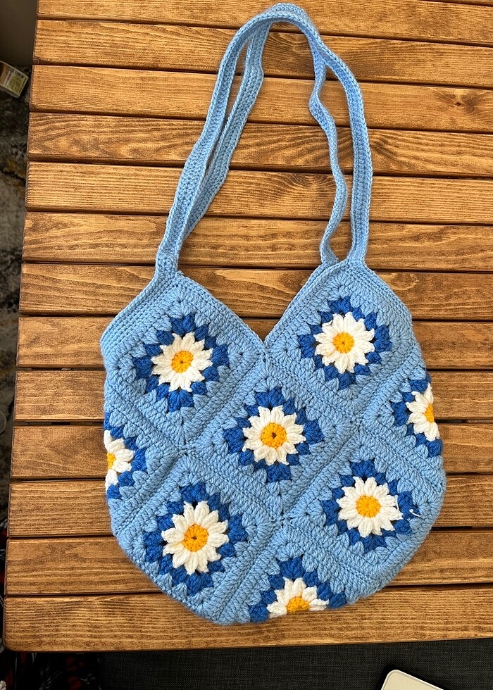 Örgü #motif çanta
 - Görsel 4