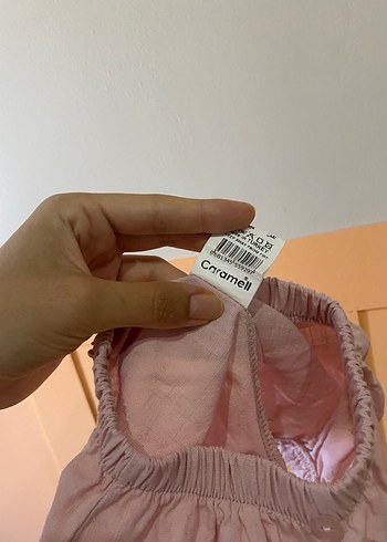Diğer Caramell Kız Bebek 2'li Müslin Takım 1-3ay