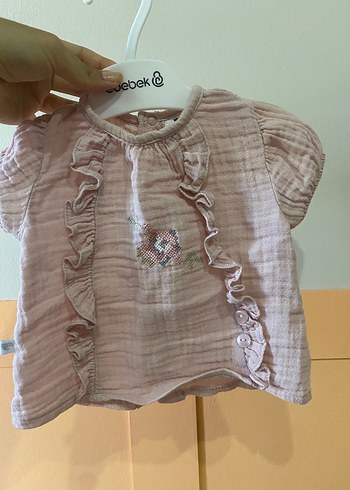 3 Ay Beden Caramell Kız Bebek 2'li Müslin Takım 1-3ay
