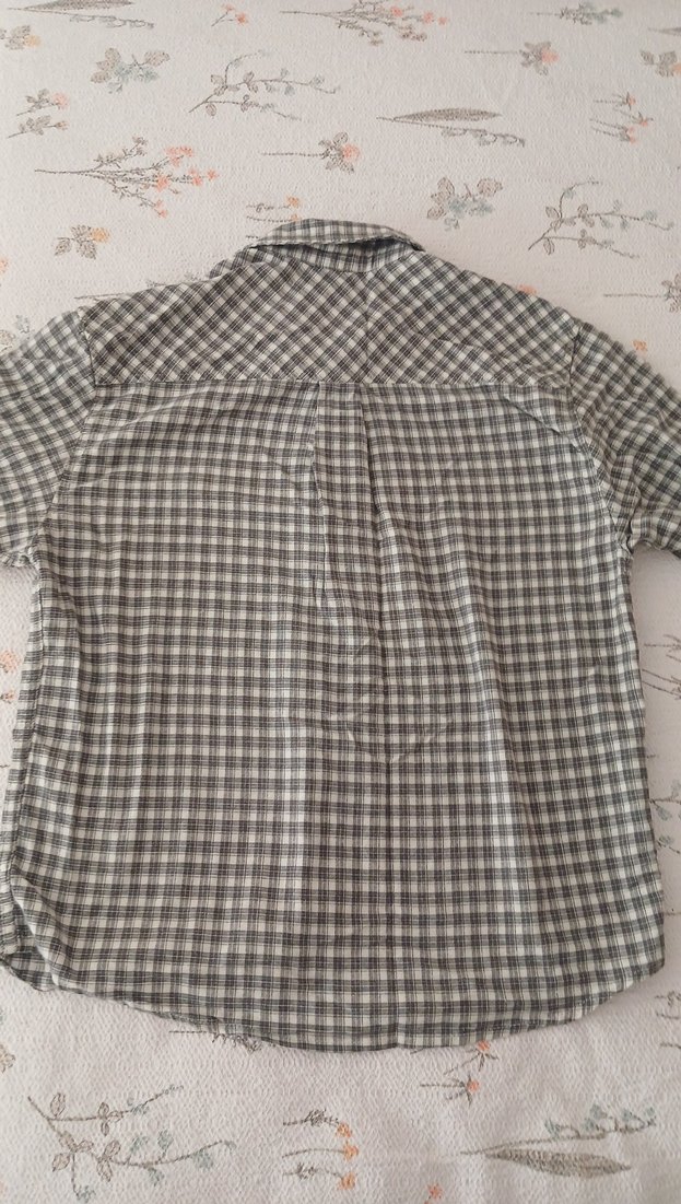 Gri Ekose Zara Erkek Çocuk Gömlek - Görsel 3