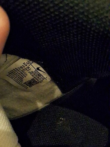 38,5 Beden Nike siyah boğazlı ayakkabı 