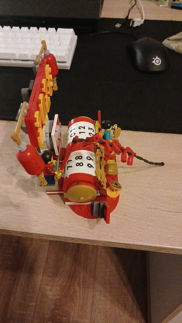 2024 Temalı Kırmızı Lego Seti - Görsel 4