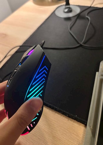 Kablolu Siyah Oyun Mouse'u RGB Aydınlatmalı - Görsel 6
