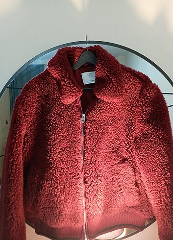 s Beden bordo Renk Bershka mont