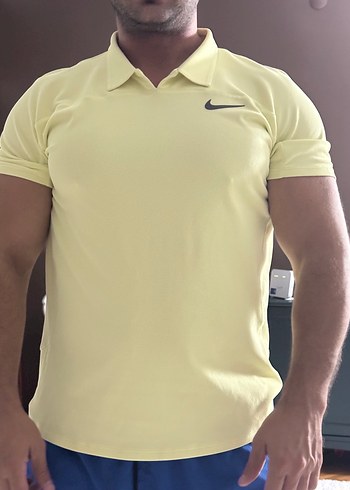 Nike Acik Sari Polo Tisort