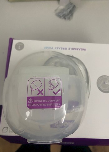 Mochi Giyilebilir Göğüs Pompası Mor - Görsel 6