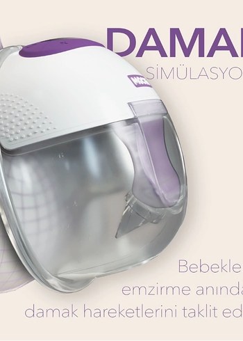 Mochi Giyilebilir Göğüs Pompası Mor - Görsel 5