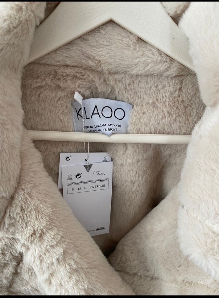 Beyaz Kadın Kısa Kürklü Ceket - Görsel 5