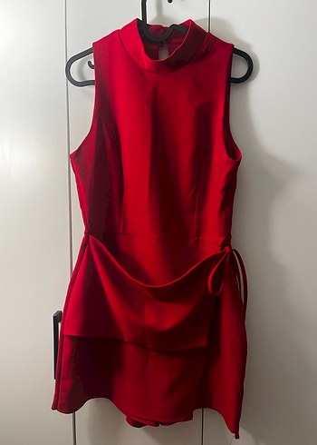 trendyolmilla kırmızı tulum - Görsel 2