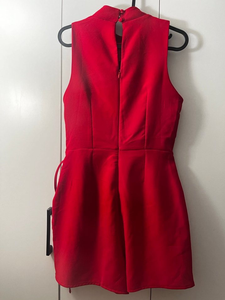 trendyolmilla kırmızı tulum - Görsel 3