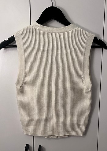 trendyolmilla beyaz yelek - Görsel 3