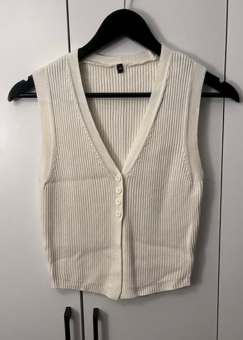 trendyolmilla beyaz yelek - Görsel 2