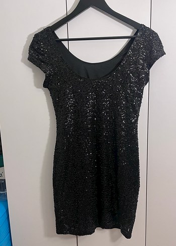 H&M payetli elbise - Görsel 3