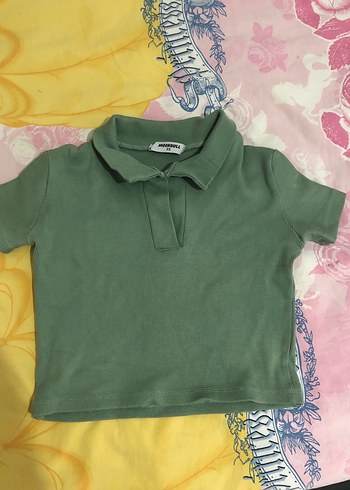Fitted Yeşil Polo Tişört