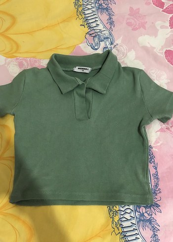 Diğer Fitted Yeşil Polo Tişört