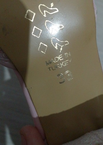 kız çocuk topuklu ayakkabı - Görsel 4