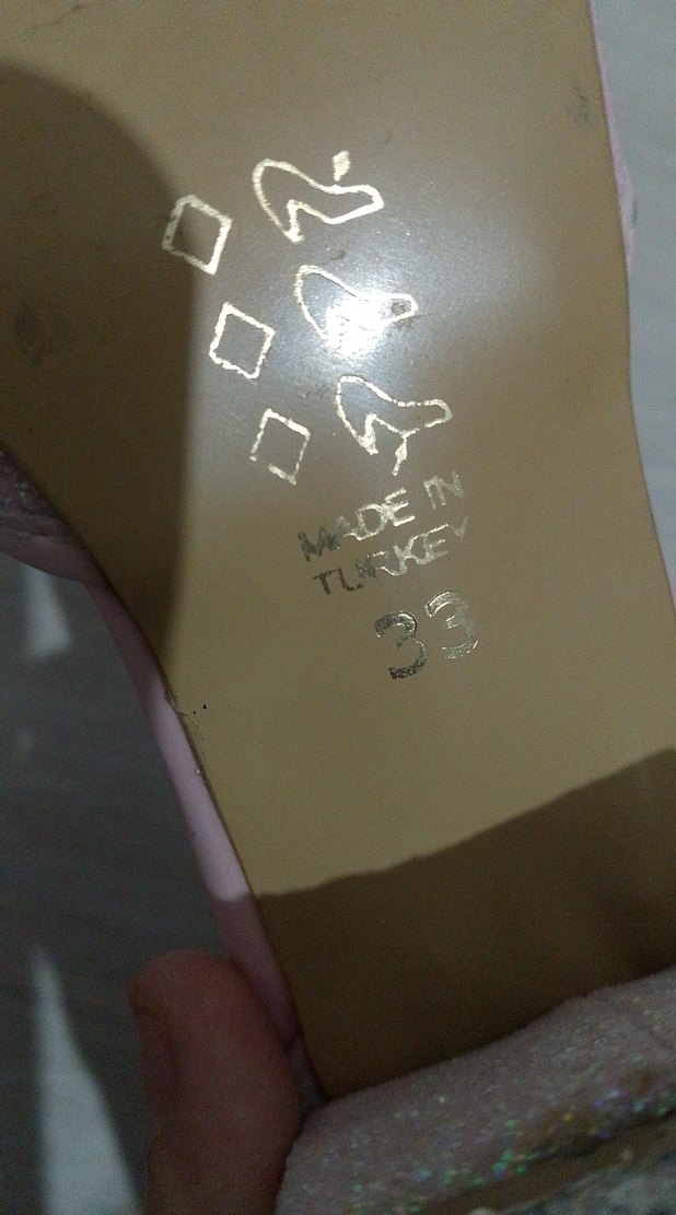 kız çocuk topuklu ayakkabı - Görsel 4