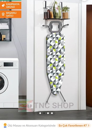 Philips Siyah Metal Ütü ve Aksesuar Sepeti