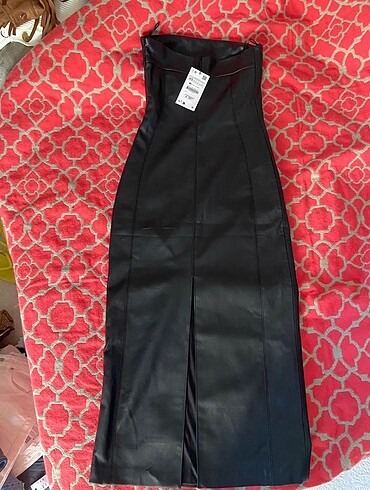 xs Beden Zara deri elbise