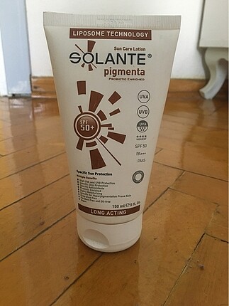 SOLANTE PİGMENTA 50spf güneş koruyucu krem