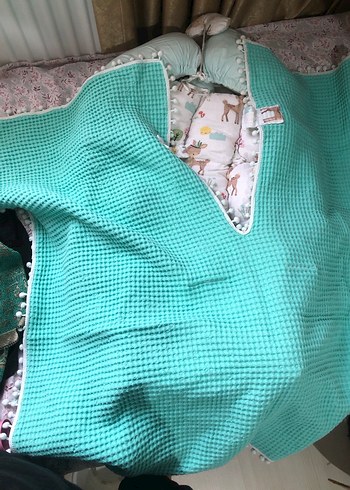 Anne yanı bebek Seti - Renkli Baskılı - Görsel 2