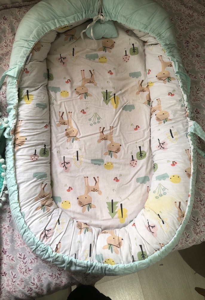 Anne yanı bebek Seti - Renkli Baskılı - Görsel 4