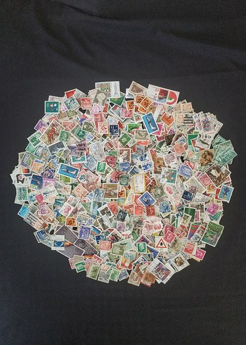 1200 adet yabancı pul