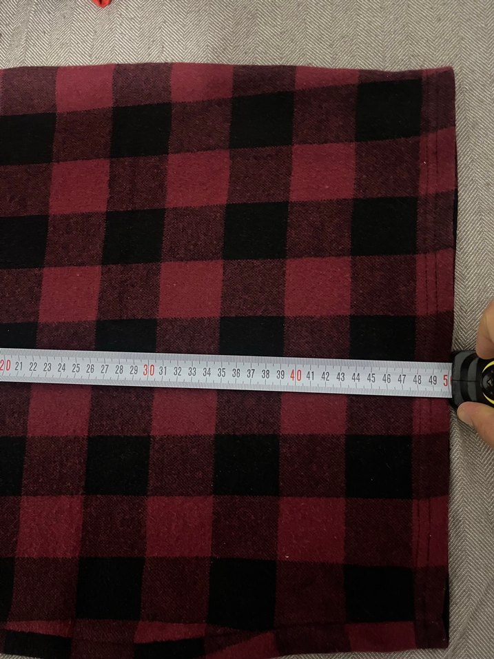 Bordo Desenli Midi Etek - Görsel 2