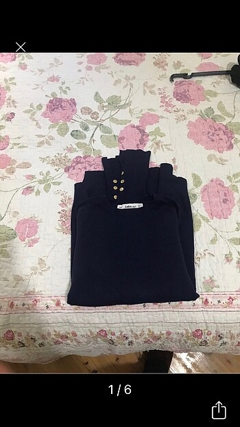 Zara s beden düğmeli triko