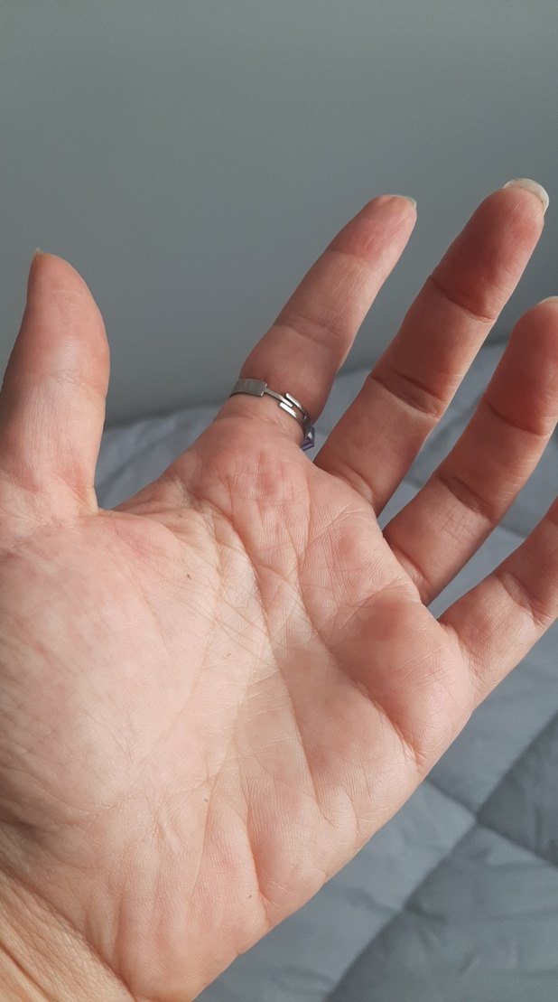 Mor Payetli Kadın Yüzük - Görsel 2