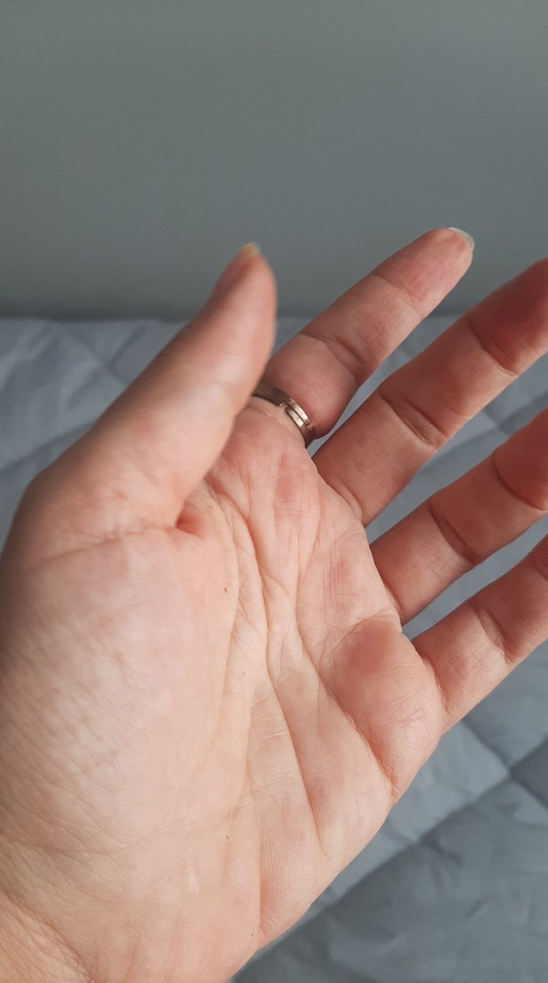 Mor Payetli Çiçek Desenli Kadın Yüzük - Görsel 2