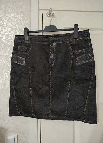 ZJ denim kot etek 