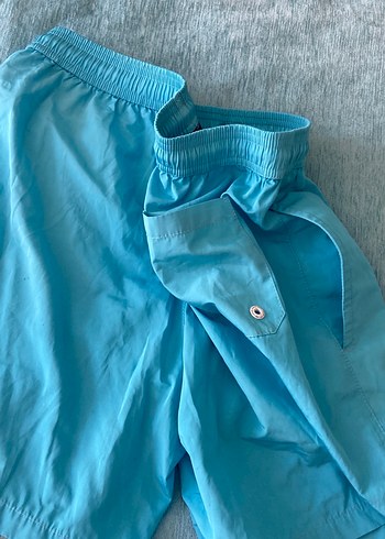 Erkek Mavi Mini Yüzme Şortu - Görsel 5