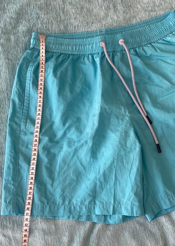 Erkek Mavi Mini Yüzme Şortu - Görsel 3