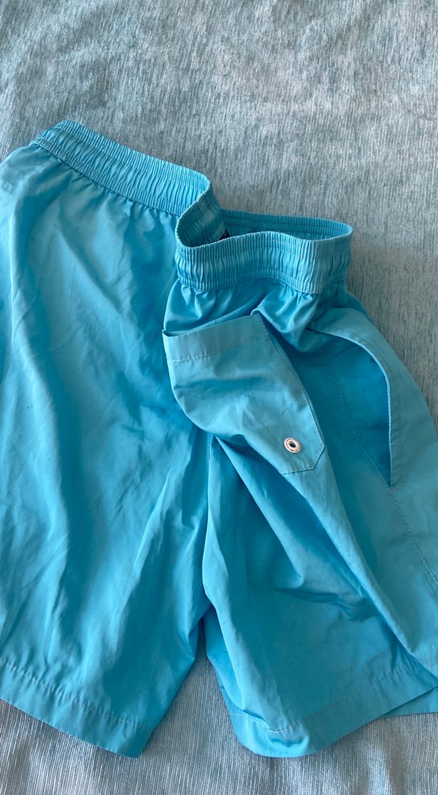 Erkek Mavi Mini Yüzme Şortu - Görsel 5