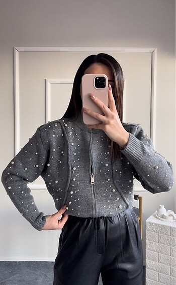 universal Beden ZARA MODEL İNCİLİ HIRKA