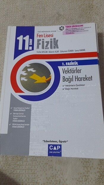 11.sınıf fen lisesi fizik ders föyü çap yayınları