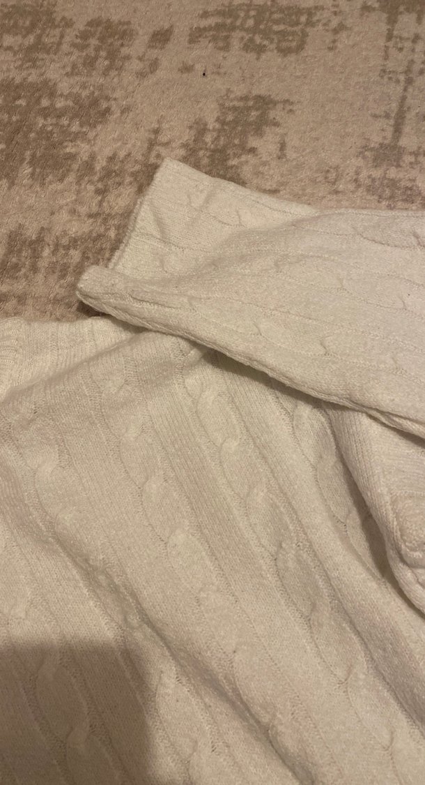 Bej Kadın Örgü Uzun Kollu Triko - Görsel 2