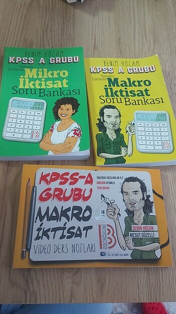 Benim hocam kpss Makro ve mikro iktisat soru kitaplarıve makro i