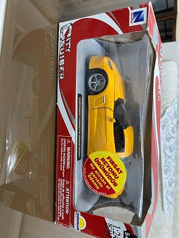 1/24 ölçek Chevrolet Corvette Grand Sport yeni araba