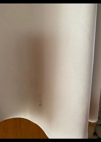 Bej Midi Drapeli Kadın Etek - Görsel 3