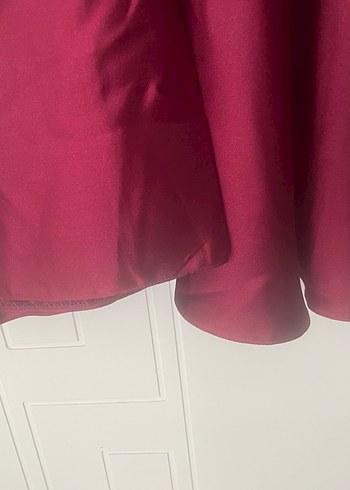 Fuşya Uzun Kollu Tesettür Abiye - Görsel 4