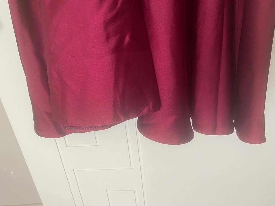 Fuşya Uzun Kollu Tesettür Abiye - Görsel 4