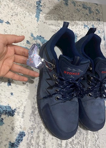 Lacivert Bağcıklı Outdoor Erkek Ayakkabı - Görsel 2