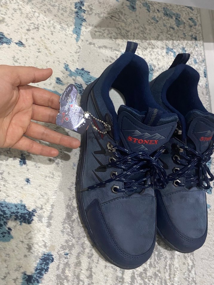 Lacivert Bağcıklı Outdoor Erkek Ayakkabı - Görsel 2